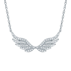angel bird wings necklace