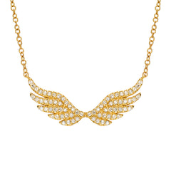 angel bird wings necklace