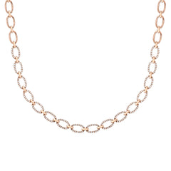 stylized chain necklace