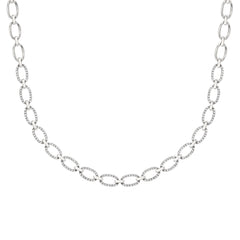 stylized chain necklace