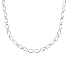 stylized chain necklace