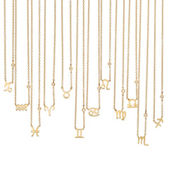 zodiac mini necklaces