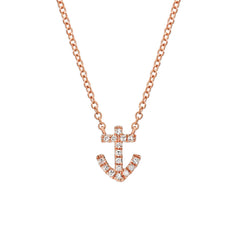anchor mini necklace