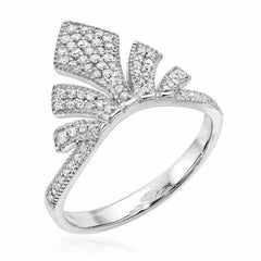 imperial band in white gold