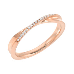 twist band with highlight diamonds