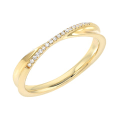twist band with highlight diamonds