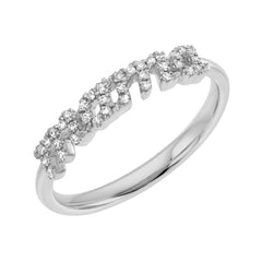 mama script handwriting ring