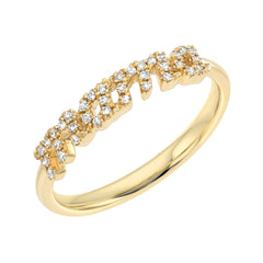mama script handwriting ring