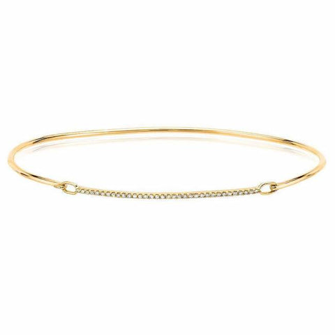 Diamond Bar Bangle